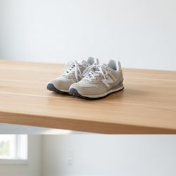 New Balance Classic Grey Sneakers - Great Condition - Size 3½