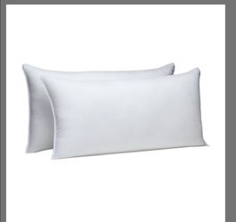 2 new pillows down alternative