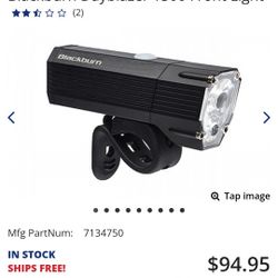 Blackburn Bike Light 1500 Lumen Rechargeable Type C