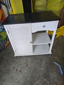 Rolling cabinet/Coffee bar table
