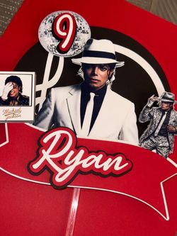 Michael Jackson Cake Topper