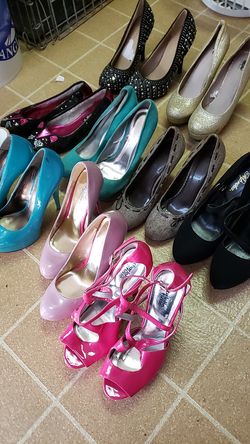 Womens platform stilleto and high heel lot shoes heels