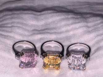 Moissanite rings