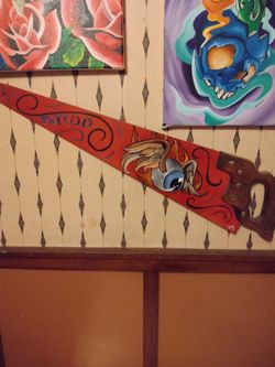 Painted Saw