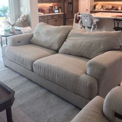 Oversized deep Loveseat Couch 