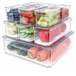 Fridge Organizer Bins
