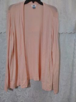 Peach/light pink ladies cardigan