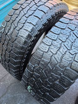 2 tires LT285/75r18 open range all terrain