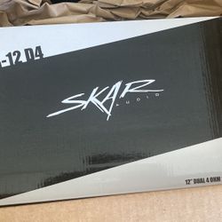 (TWO) SDR-12 | 12" 1,200 WATT MAX POWER CAR SUBWOOFER