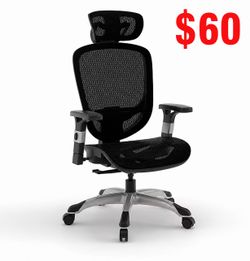 Ergonomic Mesh Office Chair – Adjustable, Comfortable & Great for WFH