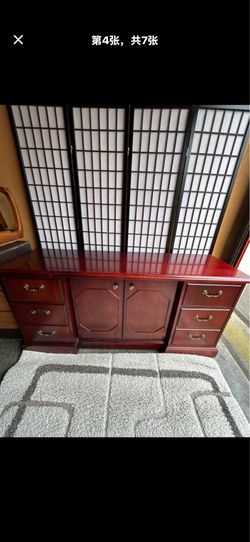 Solid Wood "Drunkard" Chest of Drawers