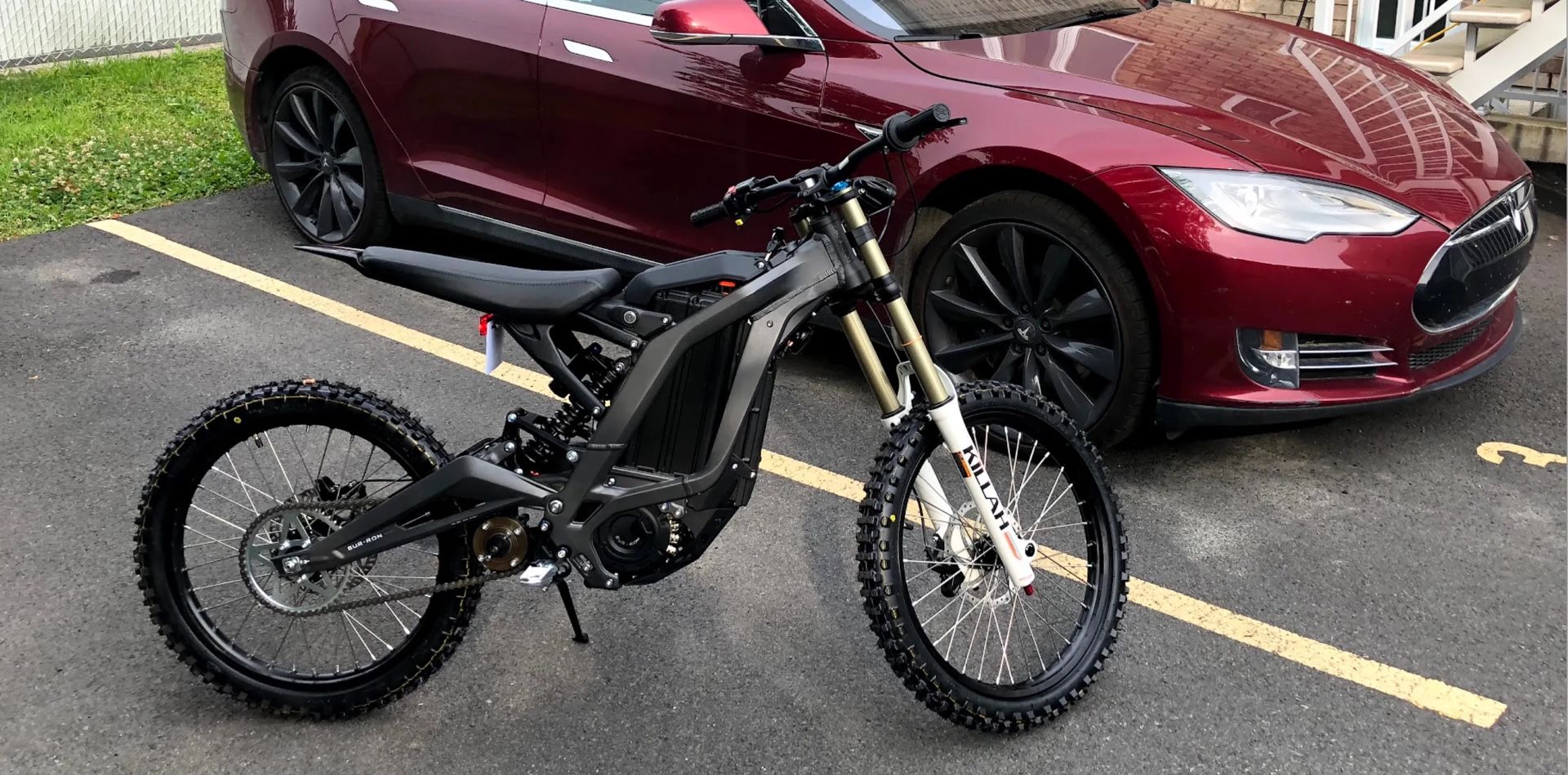 Surron E Bike With 100 Miles.