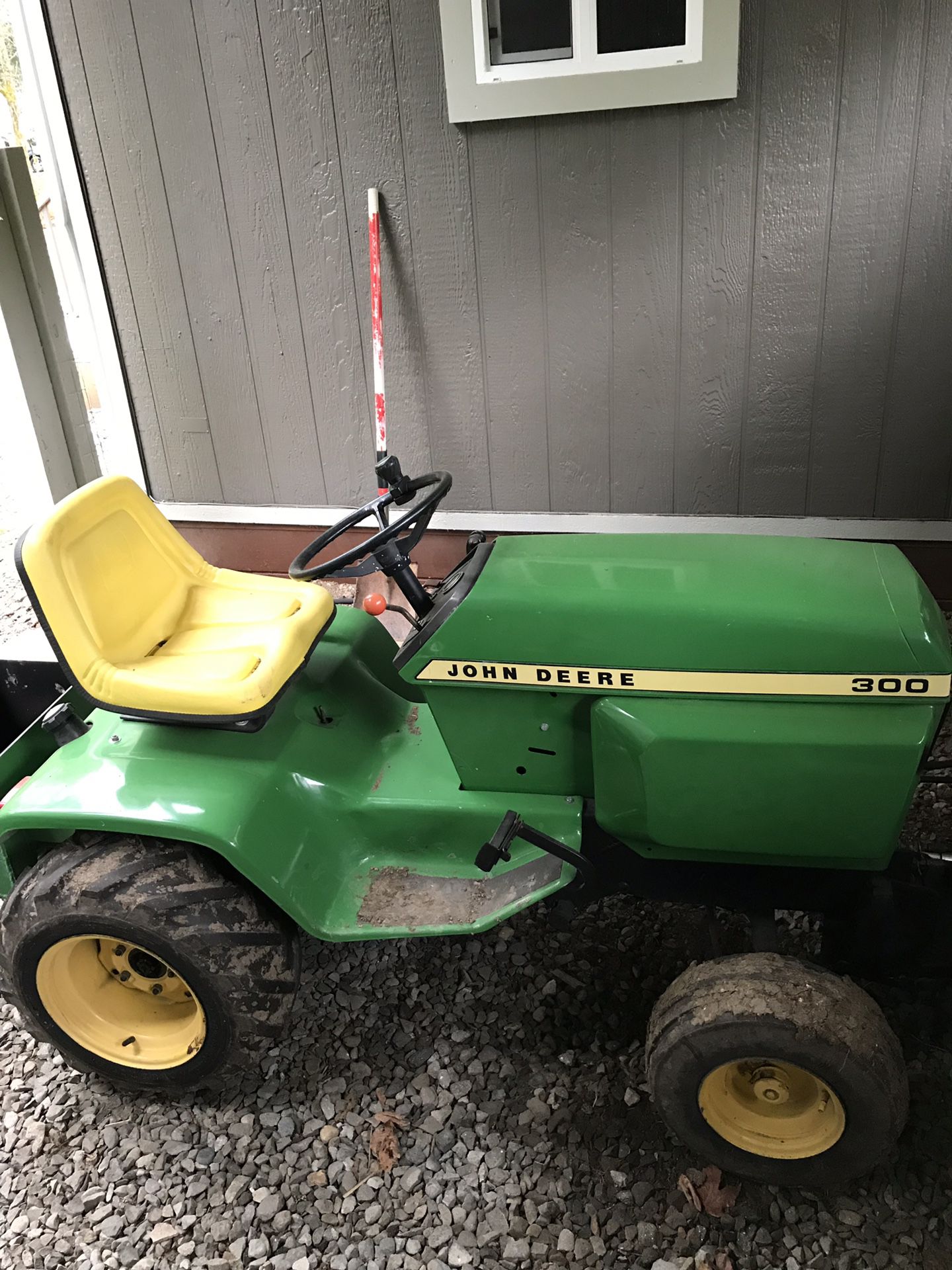 John Deere 300 yard tractor