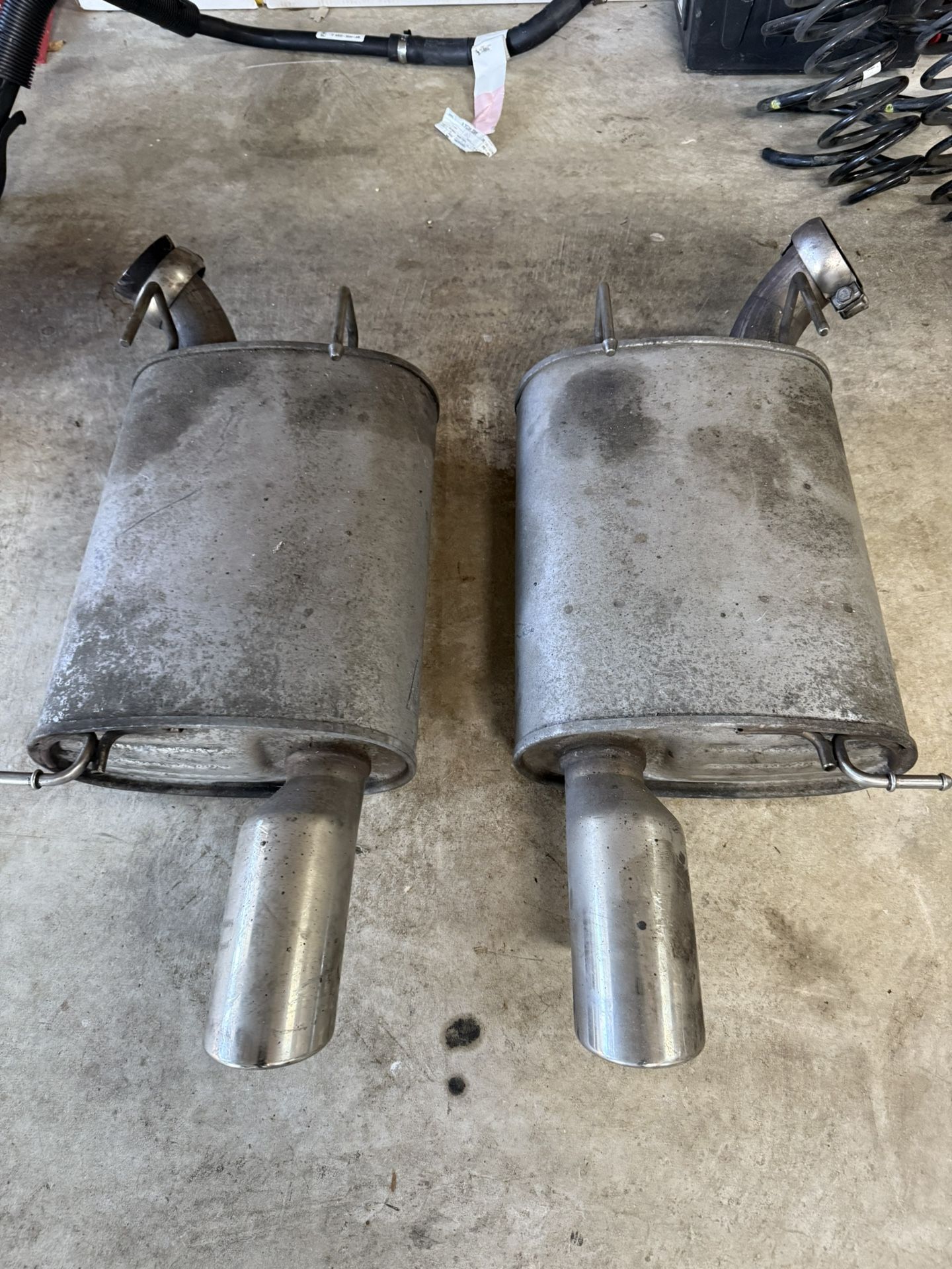 2011 Mustang GT mufflers