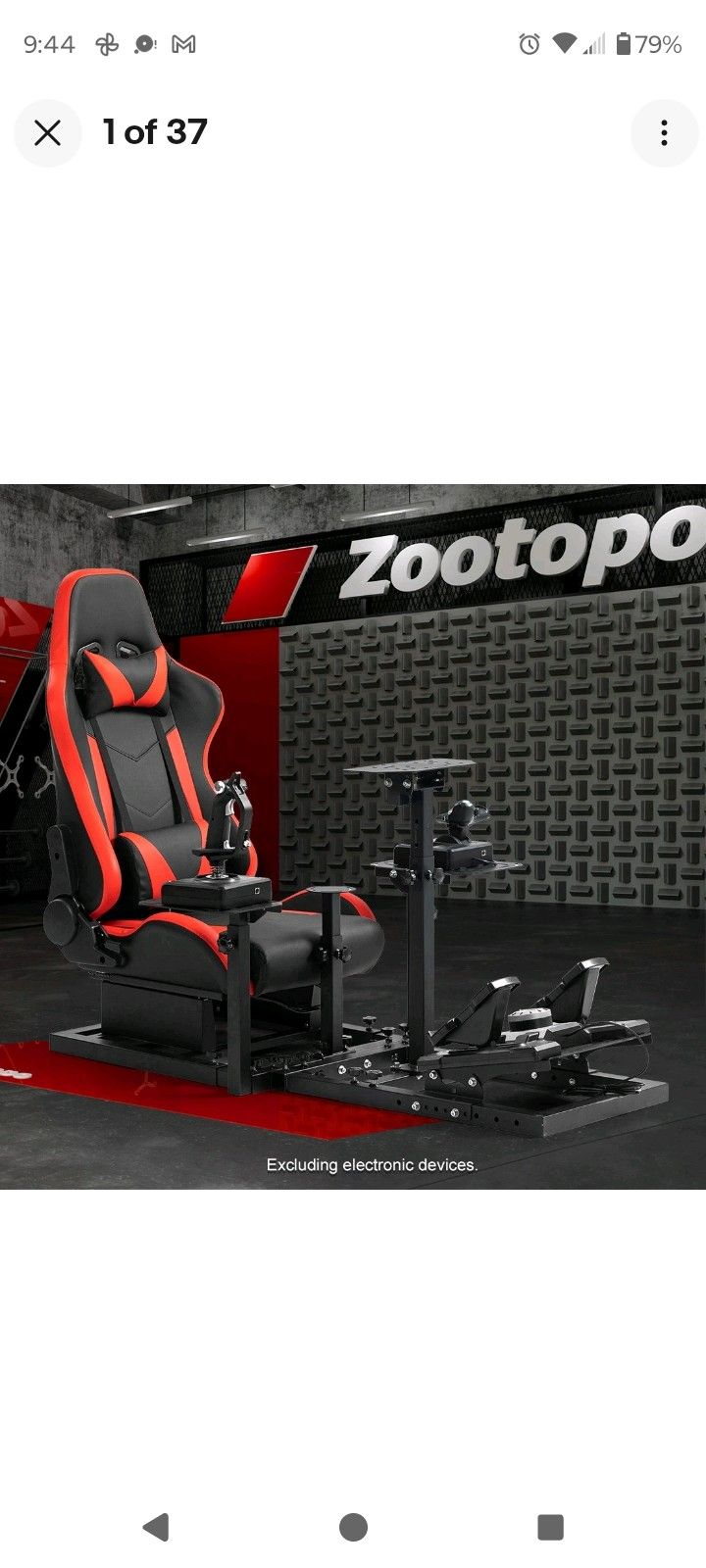 Zootopo Flight Racing Simulator Cockpit Fits Thrustmaster HOTAS Warthog Logitech