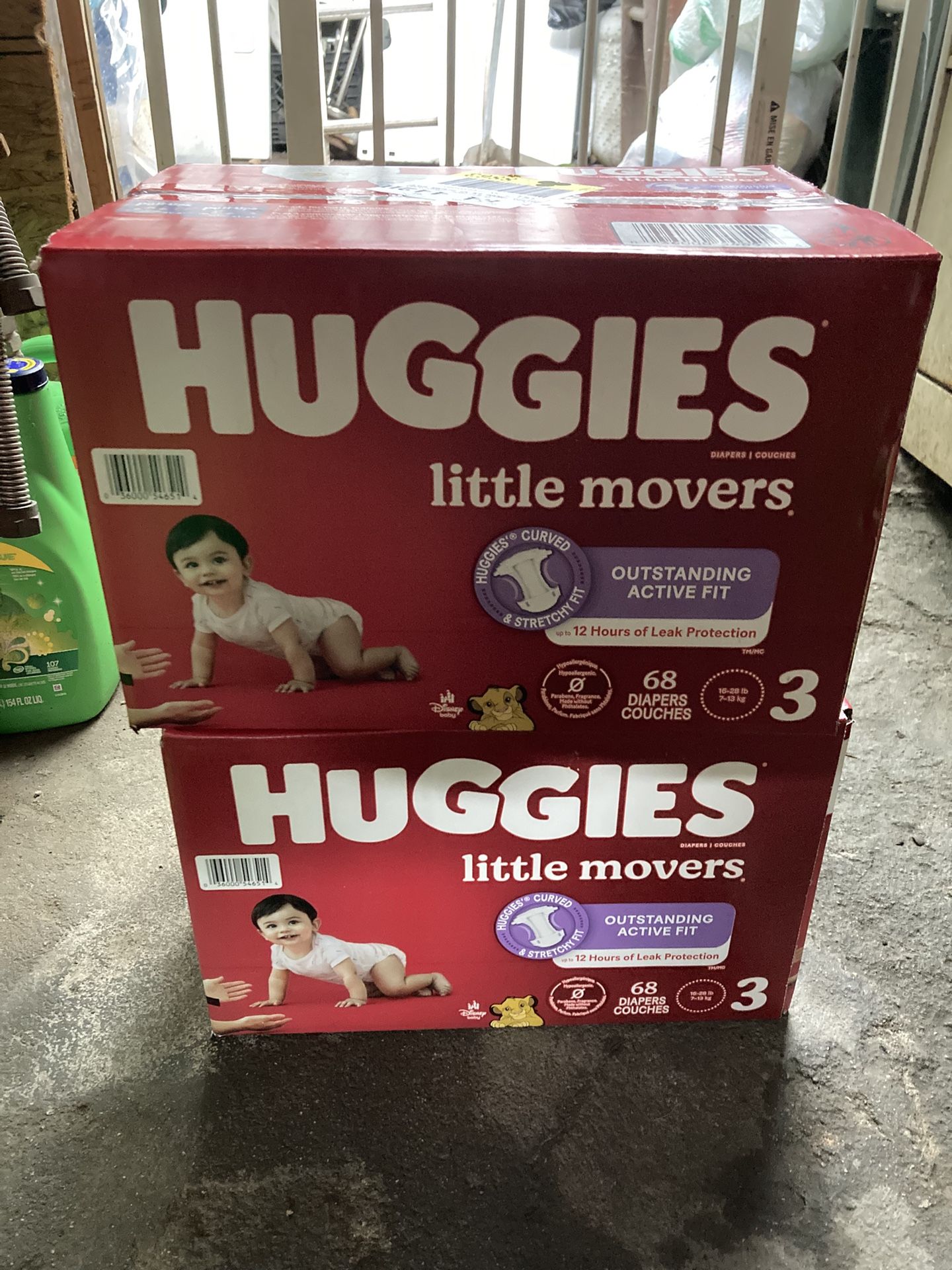 HUGGIES   SIZE   3      136   pañales