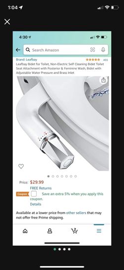 Self Cleaning Biden Toilet  Seat 