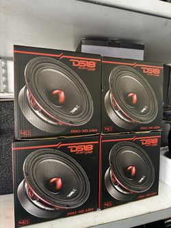 (4) Ds18 6.5 Speakers New 