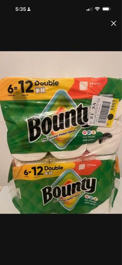Bounty paper towels $12 each