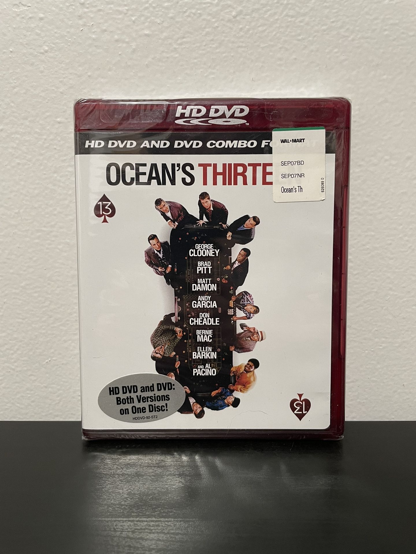 Oceans Thirteen HD DVD + DVD Combo NEW SEALED Brad Pitt Matt Damon 2007