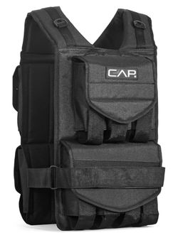 CAP Adjustable Weighted Vest 20–150 lbs for Strength Training, Running & Workouts, Weight Vest for Men & Women, Fitness Training Vest