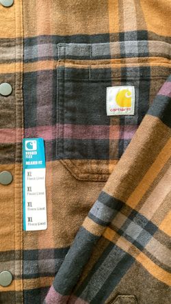 Carhartt xl men’s rugged flex relaxed fit hooded shirt