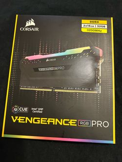 Corsair VENGEANCE RGB PRO DDR4 2x16 GB (32 GB) 3200 MHz, Memory RAM sticks