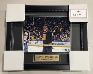 David Pastrnak Boston Bruins 8x10 Photo Framed 13x16