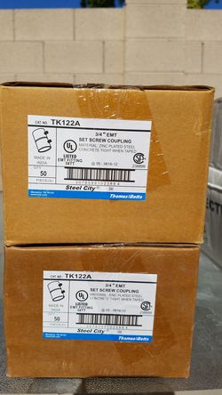 3/4 set screw emt coupling