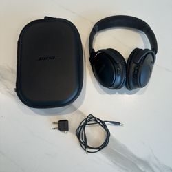 Bose QuietComfort Bluetooth Headphones Black With Carrying Case