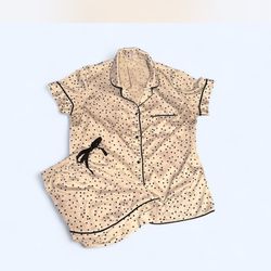 Satin Polka Dot Pj’s M