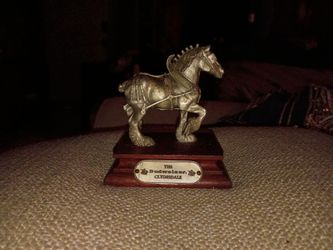 pewter bud Budweiser Clydesdale