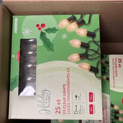 Holiday Living 25-Count 24-ft Clear White Incandescent Plug-In Christmas String Lights Holiday Living 25-Count 24-ft Clear White Incandescent Plug-In Christmas String Lights