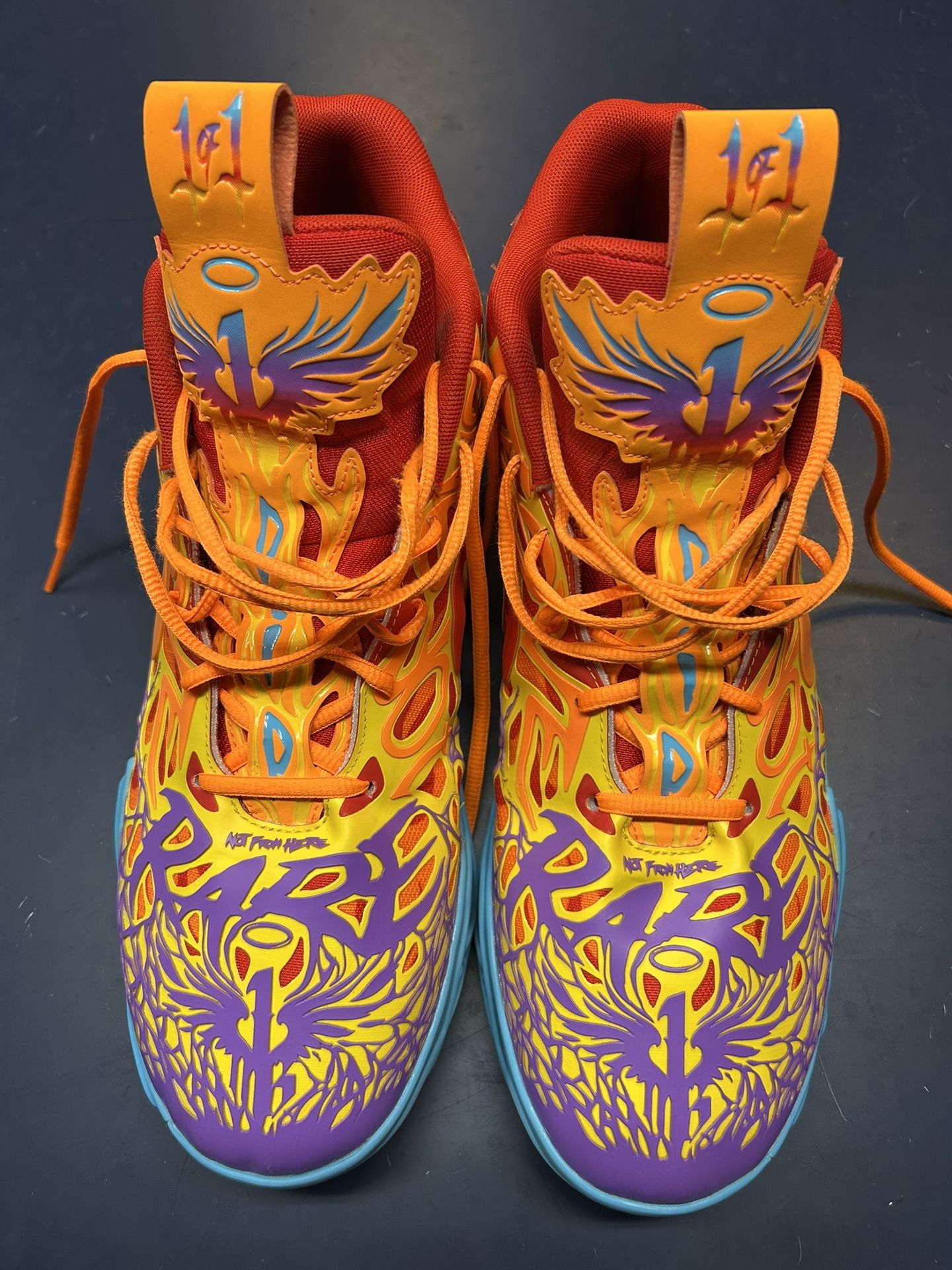 Puma Melo Ball Mid shoes Size 13 With VKTRY Insoles Great condition