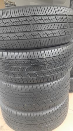 Set of 4 matching tires continental size 205/55R16