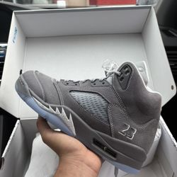 Jordan 5 Wolf Grey Gs