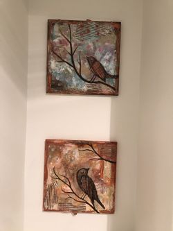 Bird paintings