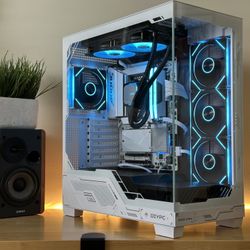 High End Clean White PC | NO GPU | Ryzen 9600X | 32GB RAM | 2TB NVME SSD | Water Cool