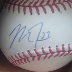 selling a Mike Trout signature ball