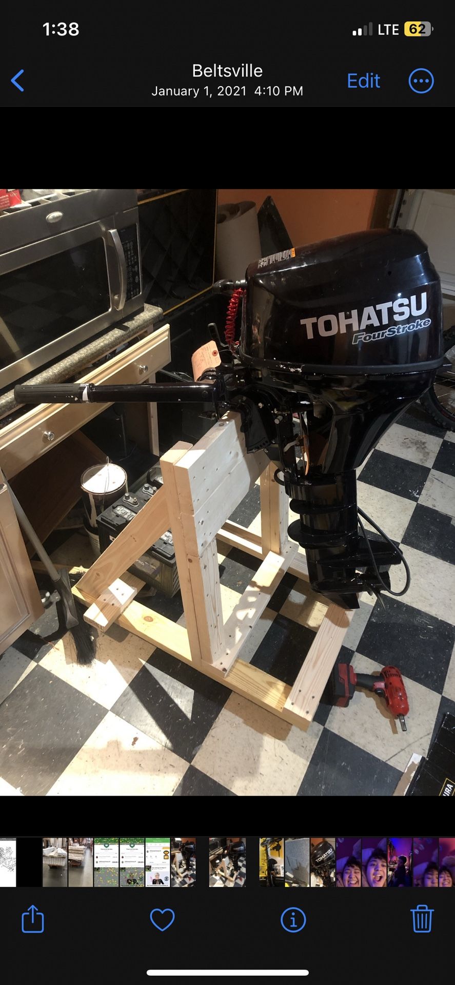 2017 Tahatsu 9.8 HP