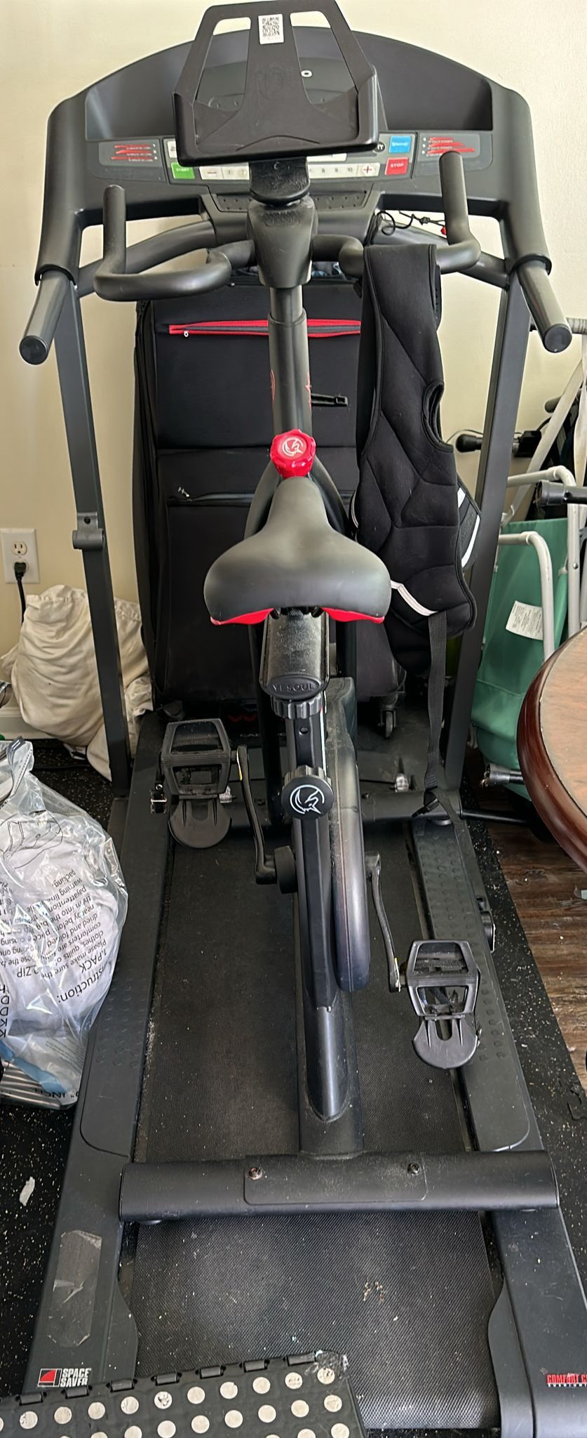 Spinning Bike And Treadmill 