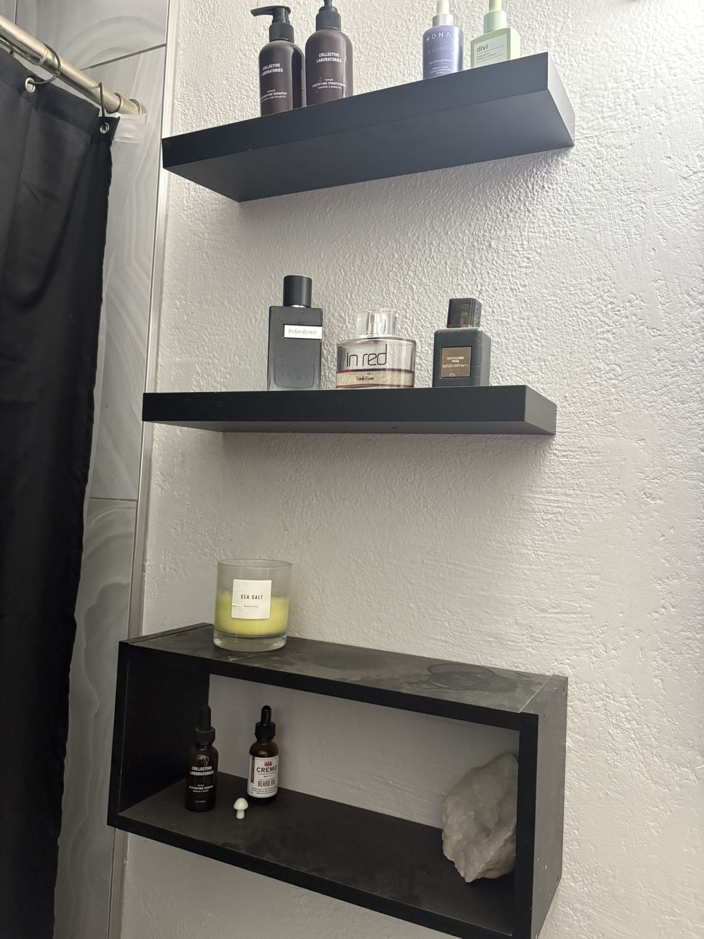 Black Shelf Set