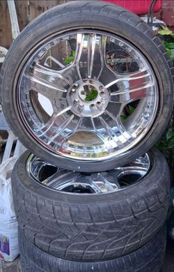 Rims and tires 22 inch 265/35r22102v xlm+s