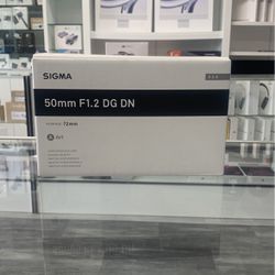 Sigma 50mm F1.2 For Sony 