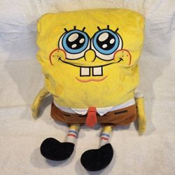 22" SPONGEBOB SQUAREPANTS PLUSH DOLL NIKELODEON CHILDREN TOY KID CHILD PILLOW 