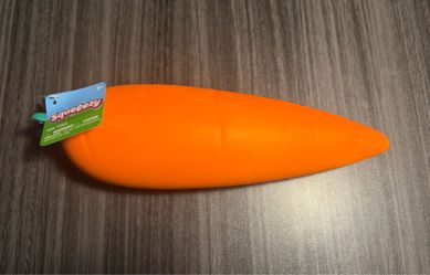 Brand New Squeezy Carrot Fidget Sensory Toy - Orange