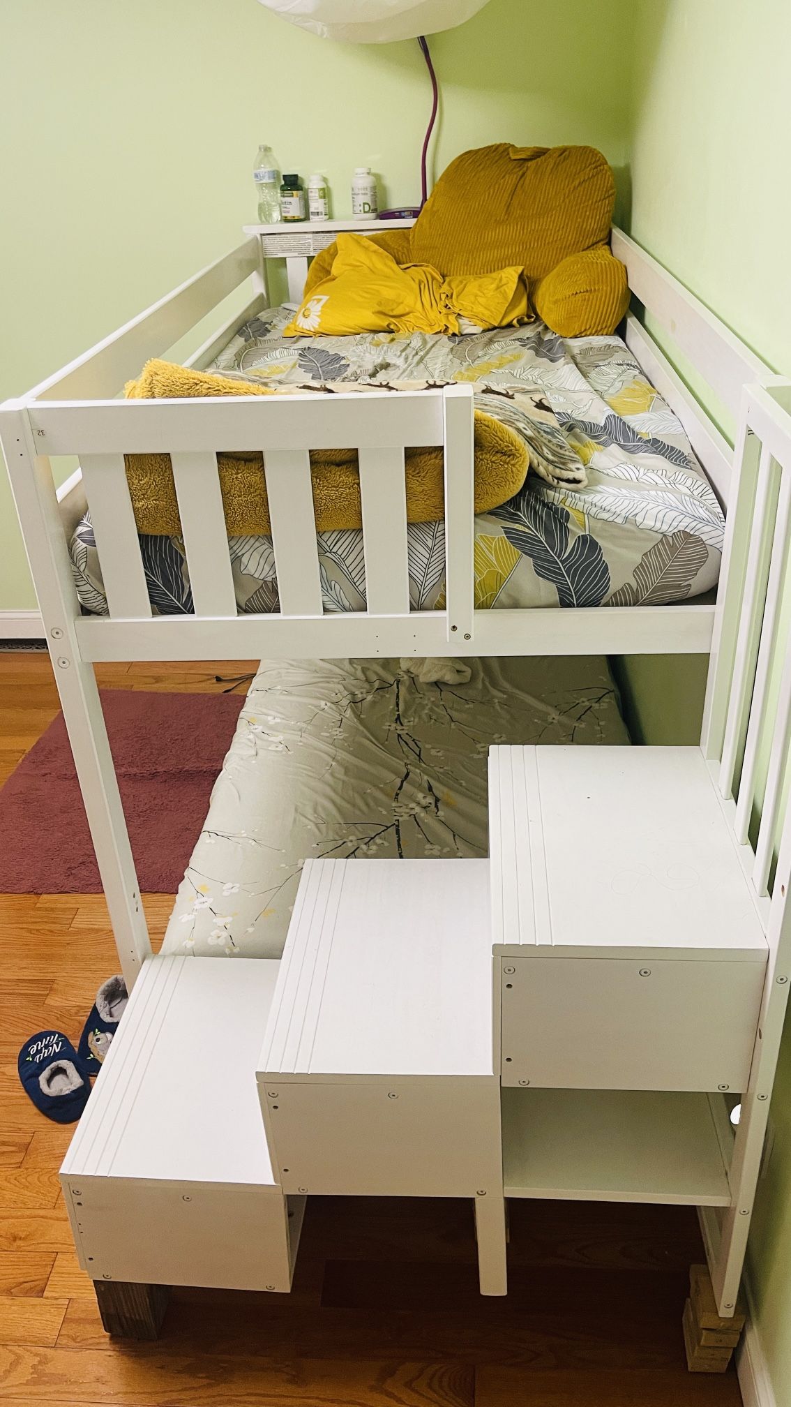 Low Profile Bunk Bed With Temperpedic Mattress