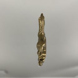 Vintage Miniature 2” Tall Brass Unicorn Figurine Statue Thumbnail