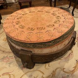 Wooden India Cushion Coffee Table  32” X 16”