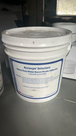 Acrovyn Interiors Heavy Duty Water Based Mastic Adhesive & Acrovyn Interiors Water Based Mastic Primer
